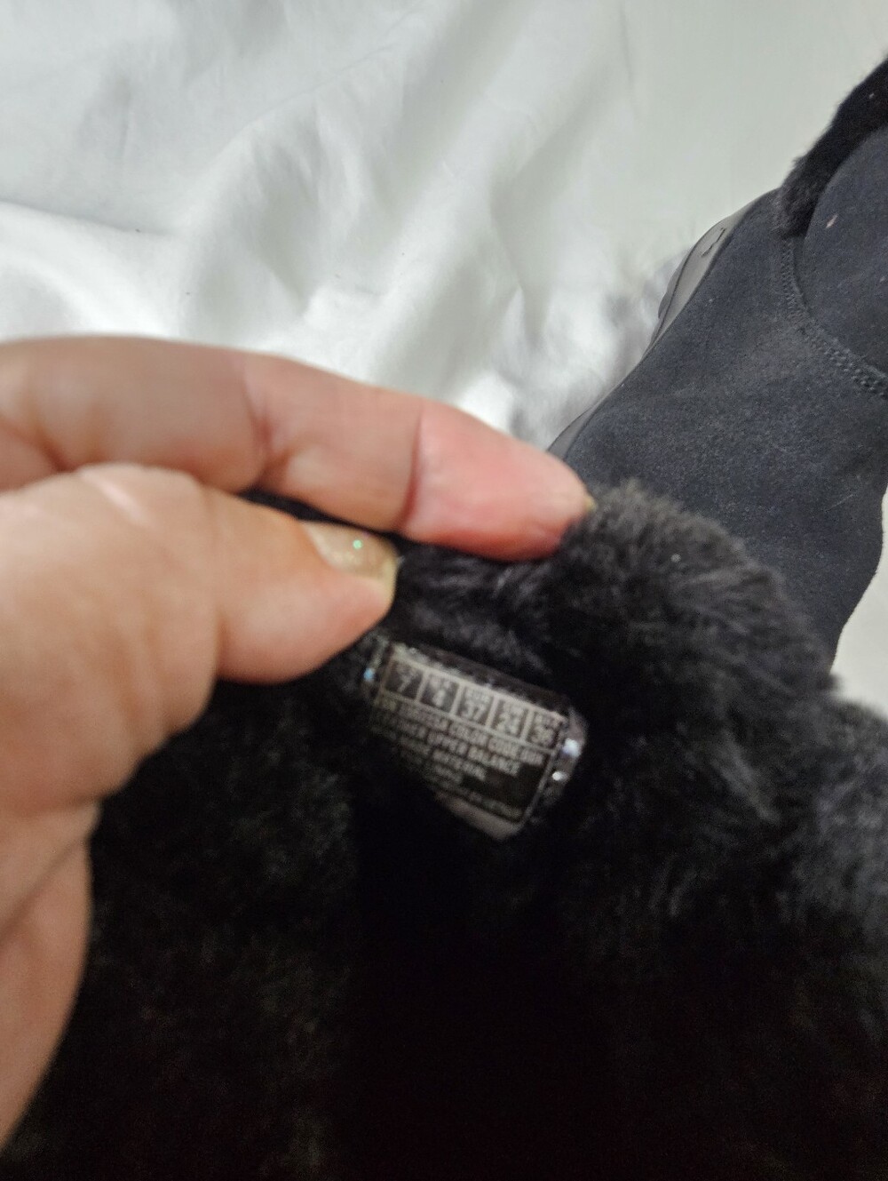Skechers Black Faux-Fur Winter Ankle Boot - Picture 7 of 8